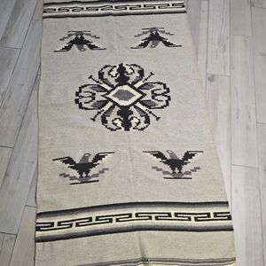 Men's Gray Patterned poncho